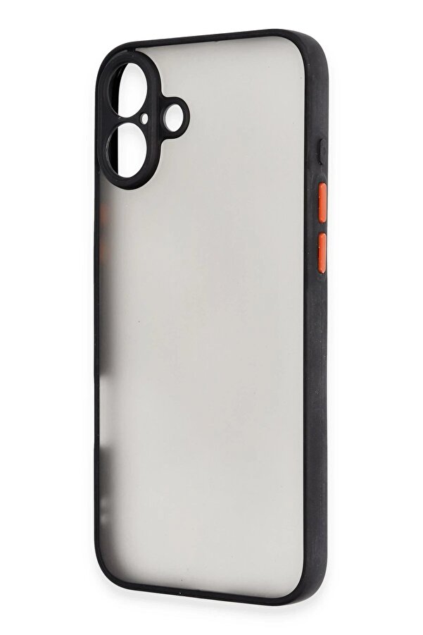 İphone 16 Kılıf Montreal Si̇li̇kon Kapak - Si̇yah - Dropx8561-2841