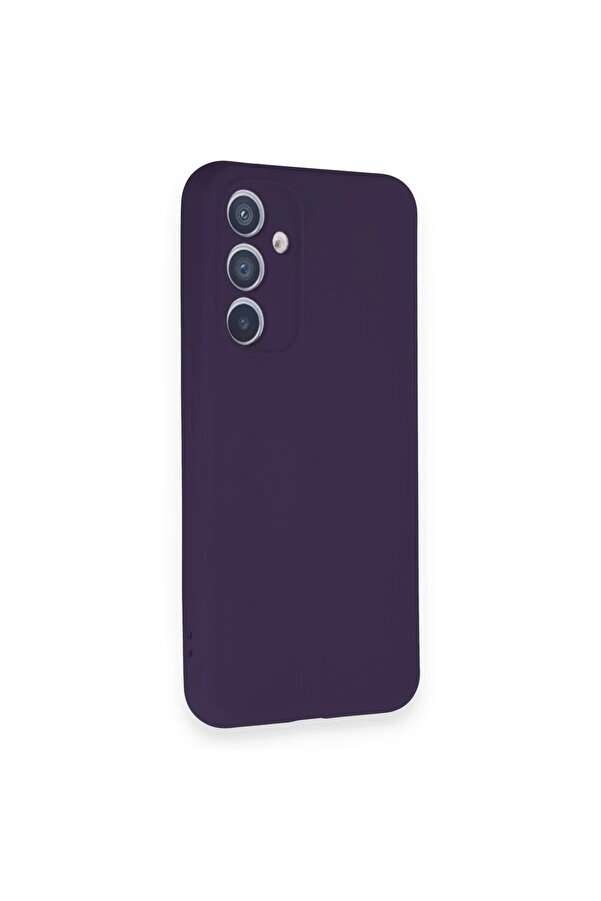 Samsung Galaxy A54 5G Kılıf Nano İçi̇ Kadi̇fe Si̇li̇kon - Mor - Dropx6500-8931