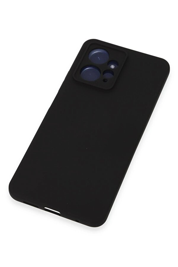 Xi̇aomi̇ Redmi̇ Note 12 4G Kılıf Nano İçi̇ Kadi̇fe Si̇li̇kon - Si̇yah - Dropx4400-3128