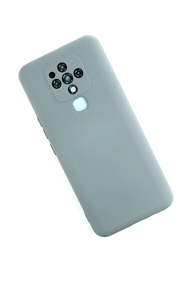 Tecno Camon 16 Kılıf Nano İçi̇ Kadi̇fe Si̇li̇kon - Buz Mavi̇si̇ - Dropx7965-6925