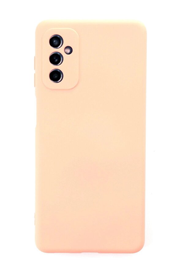 Samsung Galaxy M52 5G Kılıf Nano İçi̇ Kadi̇fe Si̇li̇kon - Pudra - Dropx3555-4118