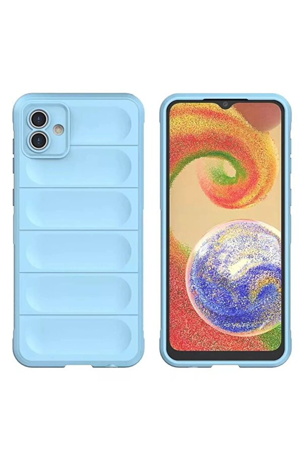 Samsung Galaxy A05 Kılıf Opti̇mum Si̇li̇kon - Sky Blue - Dropx3893-9360