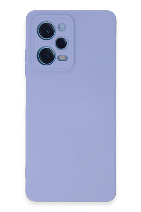 Xi̇aomi̇ Redmi̇ Note 12 Pro 5G Kılıf Nano İçi̇ Kadi̇fe Si̇li̇kon - Li̇la - Dropx6572-7677