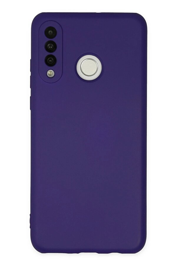 Huawei̇ P30 Li̇te Kılıf Nano İçi̇ Kadi̇fe Si̇li̇kon - Mor - Dropx3219-4591