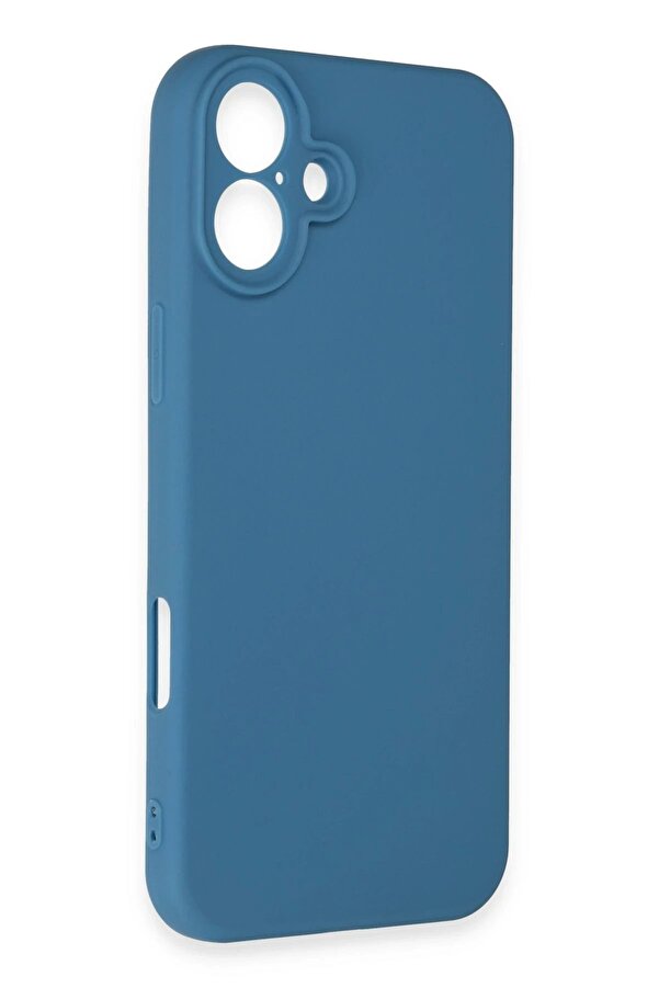 İphone 16 Plus Kılıf Fi̇rst Si̇li̇kon - Mavi̇ - Dropx5750-7730