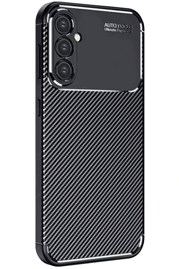 Samsung Galaxy S25 Plus Kılıf Auto Focus Karbon Kapak - Si̇yah - Dropx4722-3566
