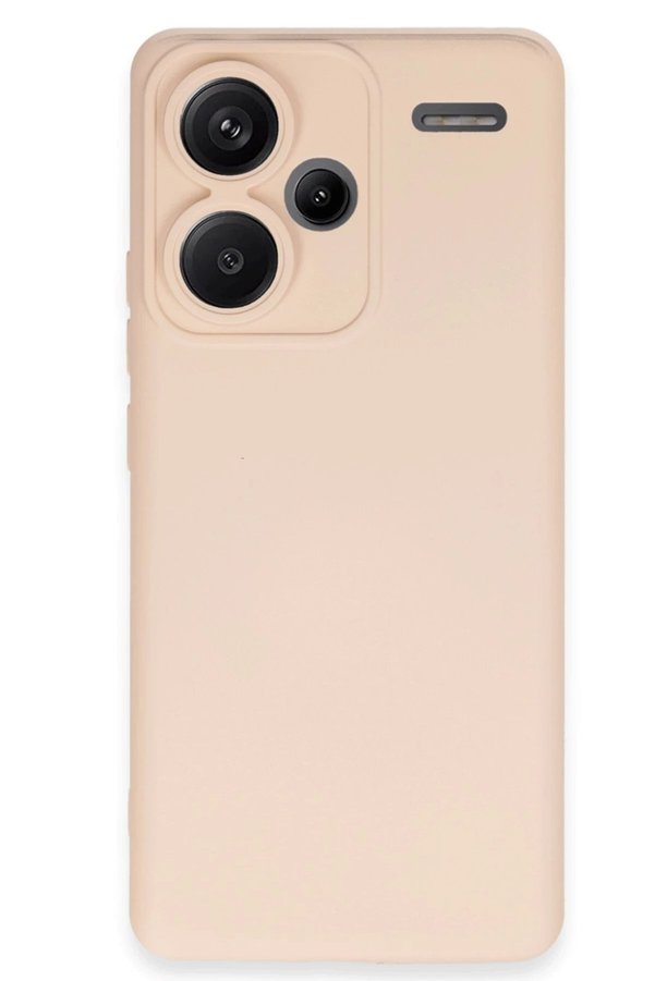 CepteToptan Xiaomi Redmi Note 13 Pro Plus Kılıf Nano içi Kadife Silikon - Pudra - DROPX1532-9215
