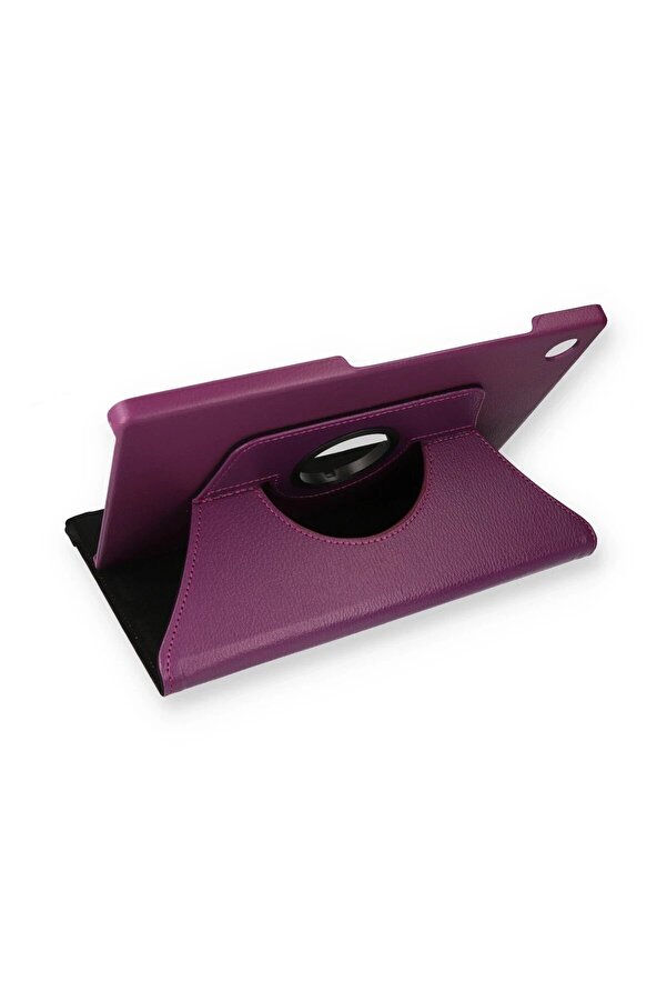 Samsung Galaxy X200 Tab A8 10.5 Kılıf 360 Tablet Deri̇ Kılıf - Mürdüm - Dropx3017-3814