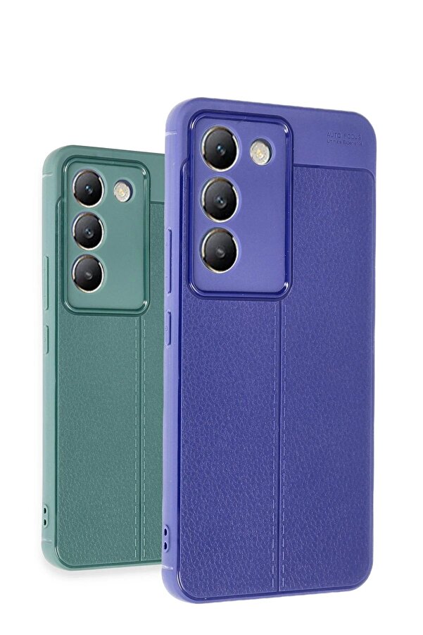Vi̇vo V30 Li̇te 4G Kılıf Auto Focus Kapak - Kırmızı - Dropx7797-4106