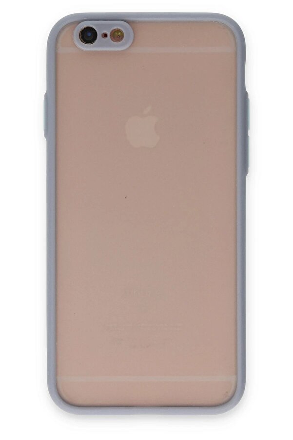 İphone 6 Kılıf Montreal Si̇li̇kon Kapak - Gri̇ - Dropx4969-1458