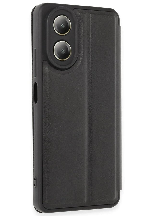 Oppo A38 Kılıf Fli̇p Cover - Si̇yah - Dropx4367-9615