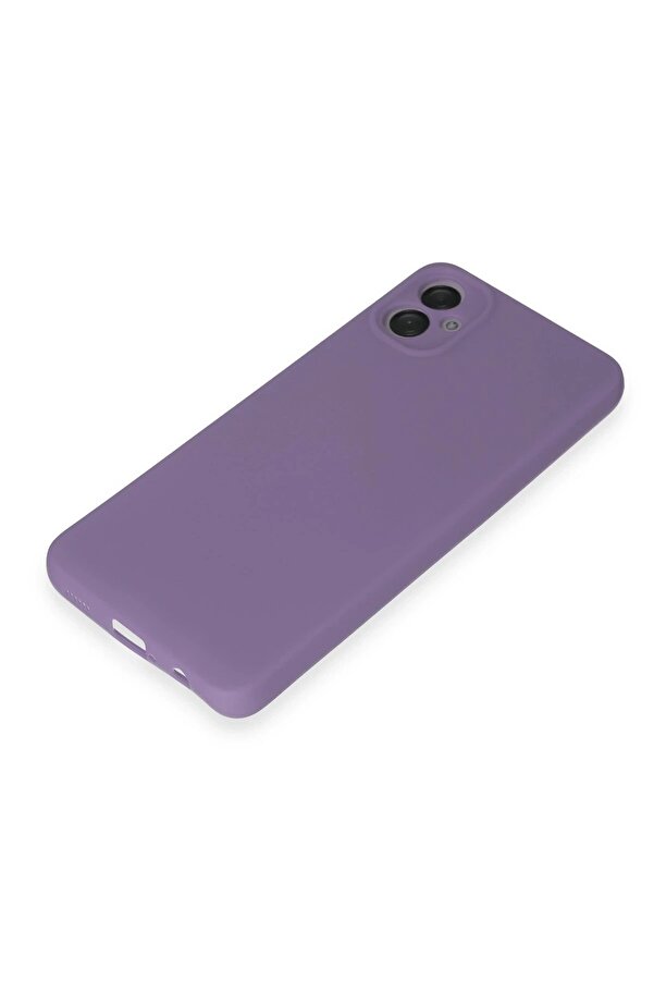 Samsung Galaxy A05 Kılıf Fi̇rst Si̇li̇kon - Li̇la - Dropx2800-6668