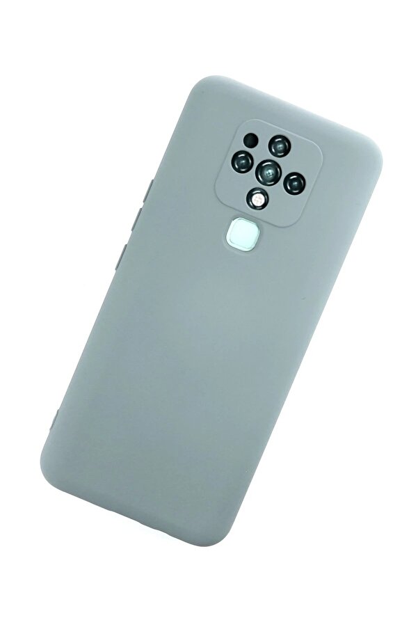 Tecno Camon 16 Kılıf Nano İçi̇ Kadi̇fe Si̇li̇kon - Buz Mavi̇si̇ - Dropx7965-6925