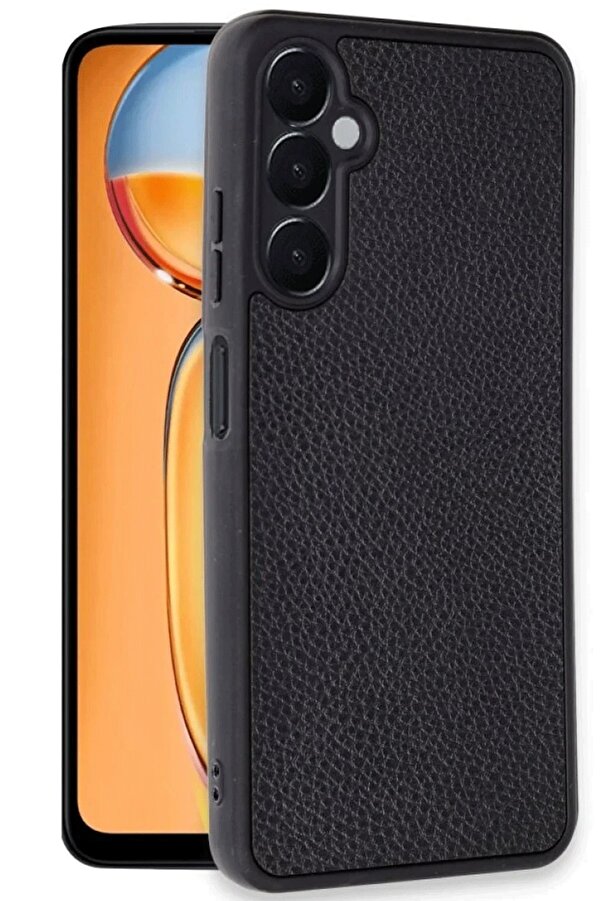 Samsung Galaxy S24 Fe Kılıf Aras Deri̇ Kapak - Si̇yah - Dropx9317-5312