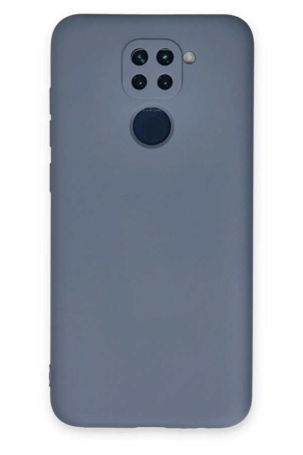 Xi̇aomi̇ Redmi̇ Note 9 Kılıf Nano İçi̇ Kadi̇fe Si̇li̇kon - Gri̇ - Dropx2486-2712