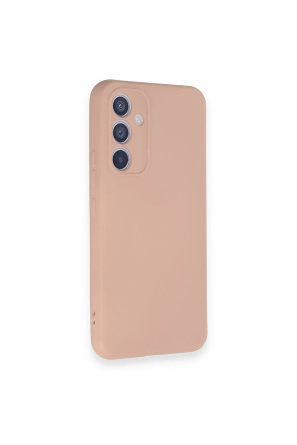 Samsung Galaxy A54 5G Kılıf Nano İçi̇ Kadi̇fe Si̇li̇kon - Pudra - Dropx6655-9233