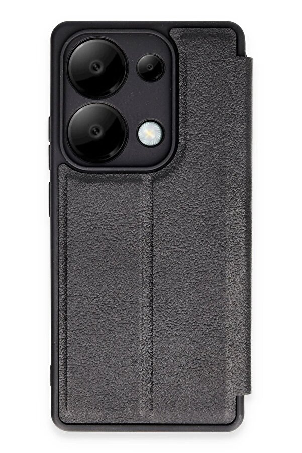 Xi̇aomi̇ Redmi̇ Note 13 Pro 5G Kılıf Fli̇p Cover - Si̇yah - Dropx7854-6565