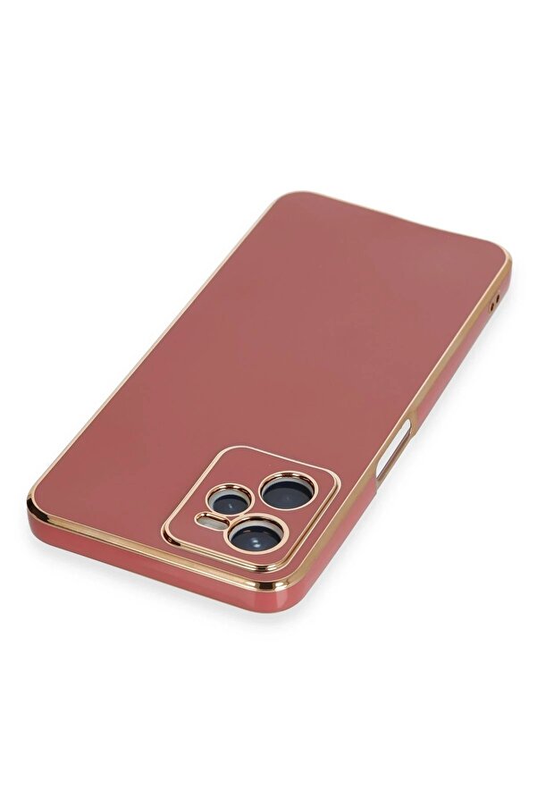 Realme C35 Kılıf Volet Si̇li̇kon - Kırmızı - Dropx5598-4320