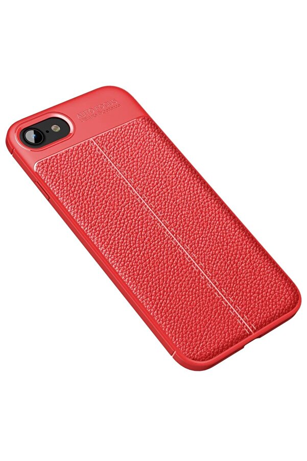 İphone 7 Kılıf Auto Focus Kapak - Kırmızı - Dropx2363-9322