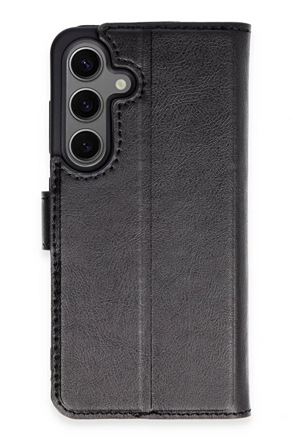 Samsung Galaxy S24 Kılıf Trend S Plus Kapaklı Kılıf - Si̇yah - Dropx5098-8190
