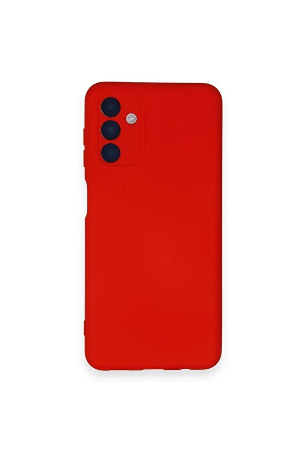 Samsung Galaxy A14 4G Kılıf Nano İçi̇ Kadi̇fe Si̇li̇kon - Kırmızı - Dropx9958-7832