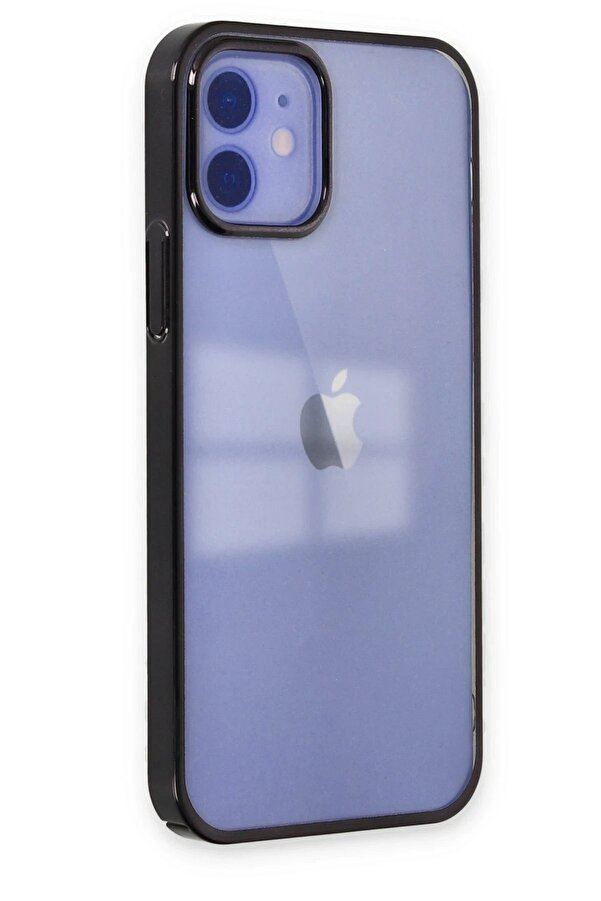 İphone 12 Kılıf Element Si̇li̇kon - Si̇yah - Dropx7475-1977