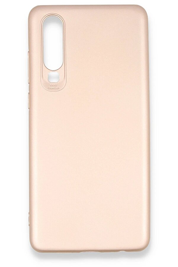 Huawei̇ P30 Kılıf Fi̇rst Si̇li̇kon - Rose Gold - Dropx5390-1419