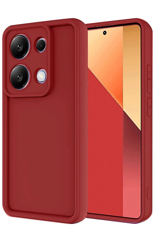Xi̇aomi̇ Redmi̇ Note 13 Pro 4G Kılıf Vi̇era Si̇li̇kon - Kırmızı - Dropx2100-7881