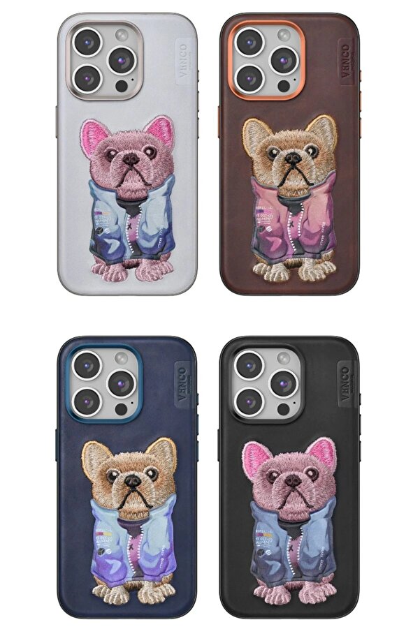 İphone 15 Pro Max Cute Desenli̇ Kapak - Laci̇vert - Dropx2913-3358