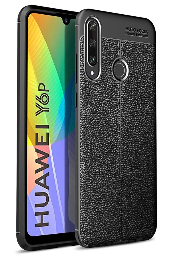 Huawei̇ Y6P Kılıf Auto Focus Kapak - Si̇yah - Dropx1083-5142