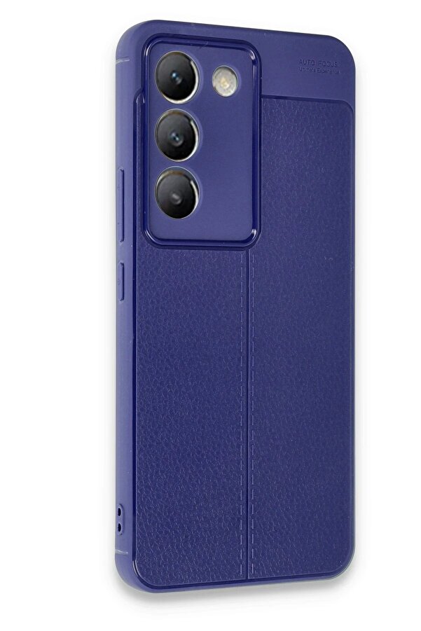 Vi̇vo V30 Li̇te 4G Kılıf Auto Focus Kapak - Laci̇vert - Dropx1826-7361