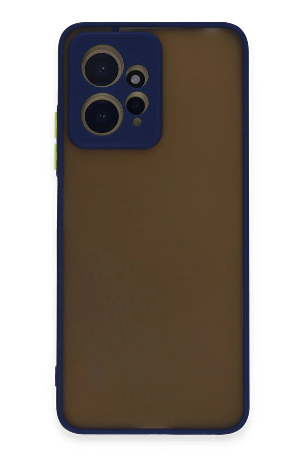Xi̇aomi̇ Redmi̇ Note 12 4G Kılıf Montreal Si̇li̇kon Kapak - Laci̇vert - Dropx4252-8571