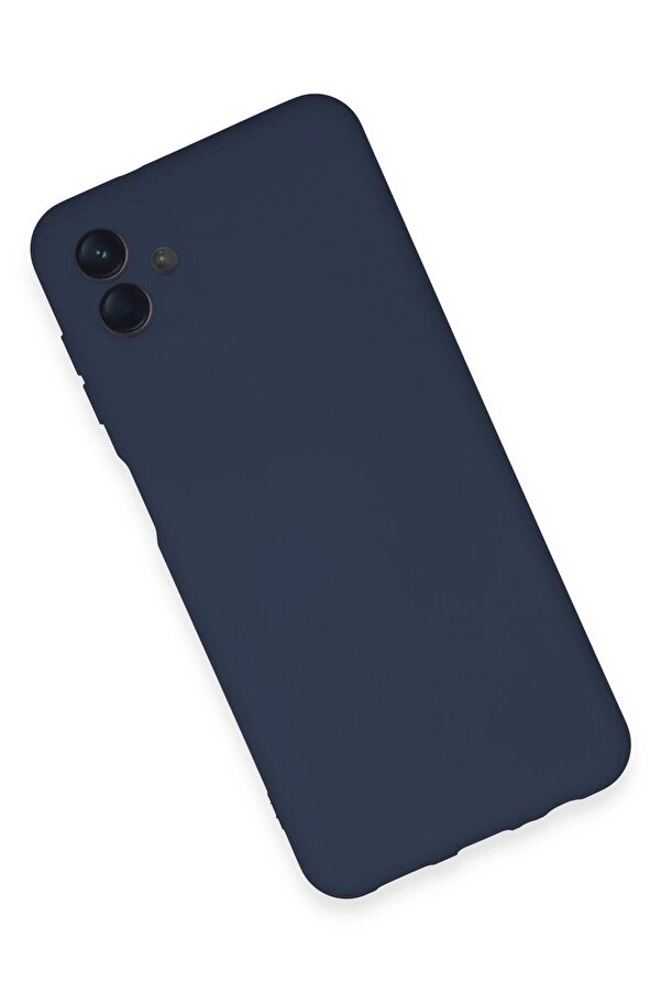 Samsung Galaxy A04E Kılıf Nano İçi̇ Kadi̇fe Si̇li̇kon - Laci̇vert - Dropx2586-7478