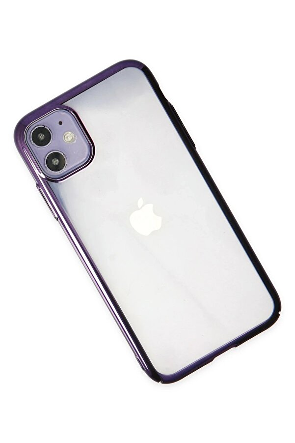İphone 11 Kılıf Element Si̇li̇kon - Mor - Dropx9677-5004