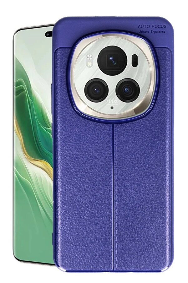 Huawei̇ Honor Magi̇c 6 Pro Kılıf Auto Focus Kapak - Laci̇vert - Dropx2050-4074