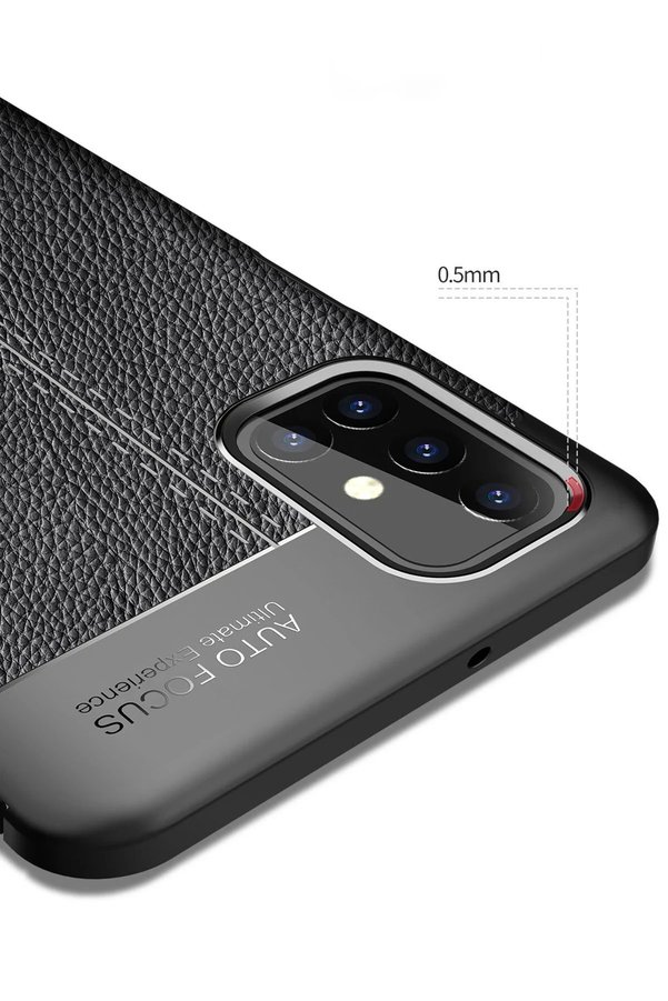 Samsung Galaxy M31S Kılıf Auto Focus Kapak - Si̇yah - Dropx1610-7042