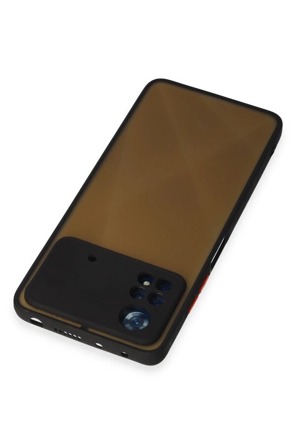 Xi̇aomi̇ Poco X4 Pro 5G Kılıf Montreal Si̇li̇kon Kapak - Si̇yah - Dropx7926-4063