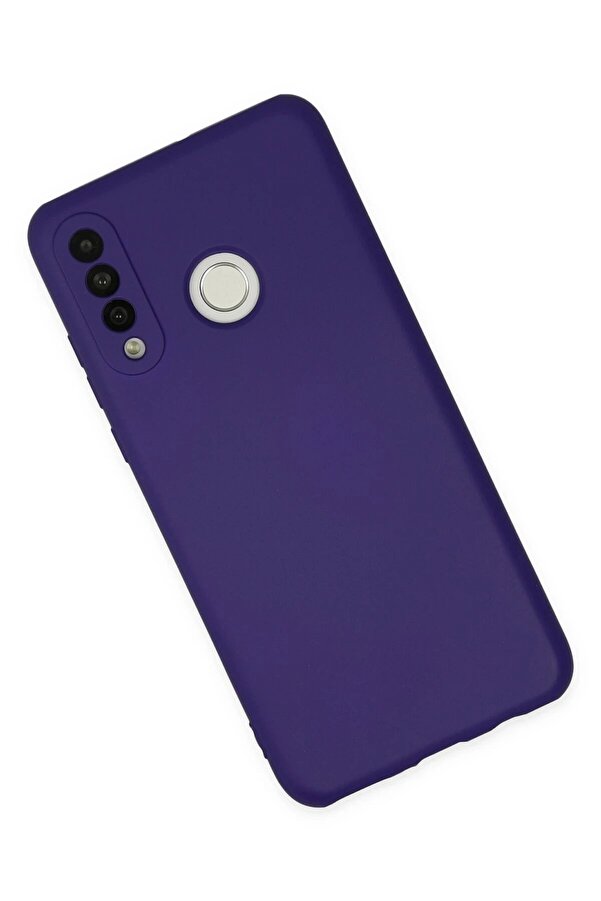 Huawei̇ P30 Li̇te Kılıf Nano İçi̇ Kadi̇fe Si̇li̇kon - Mor - Dropx3219-4591