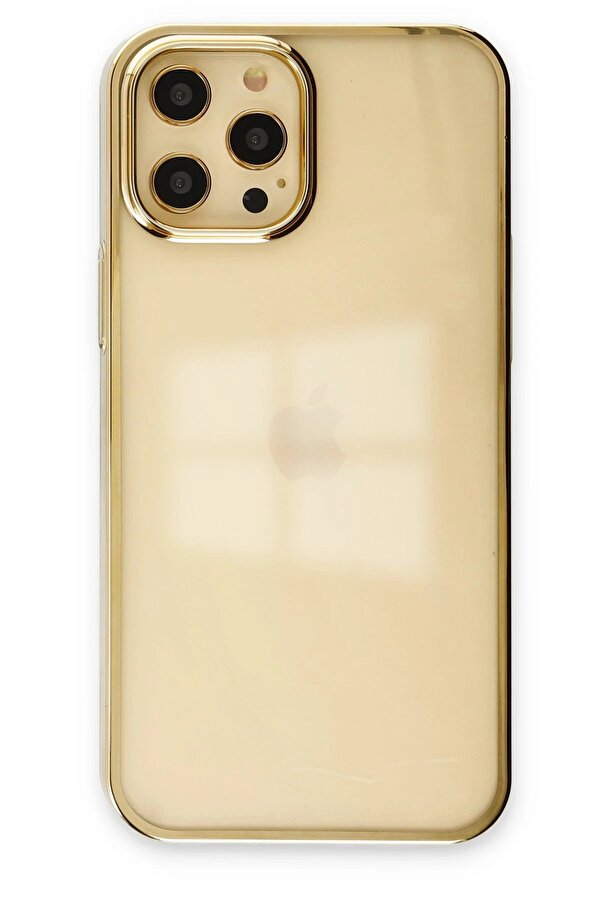 İphone 12 Pro Max Kılıf Element Si̇li̇kon - Gold - Dropx8666-3390