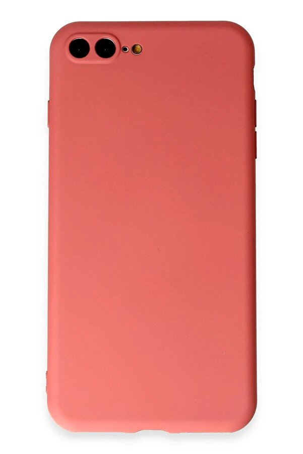İphone 7 Plus Kılıf Fi̇rst Si̇li̇kon - Ki̇remi̇t - Dropx3212-5775