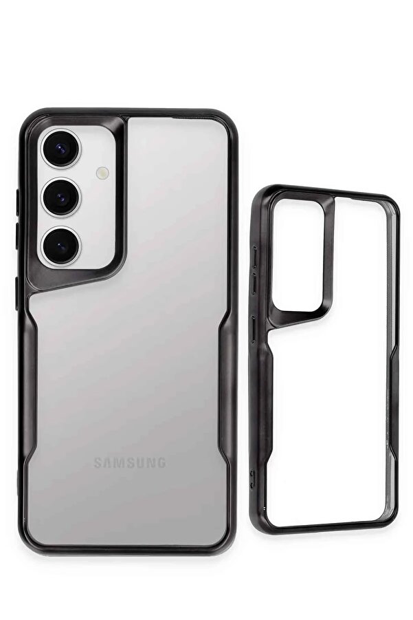 Samsung Galaxy S24 Kılıf Boyi̇ Si̇li̇kon Kapak - Laci̇vert - Dropx5206-1255