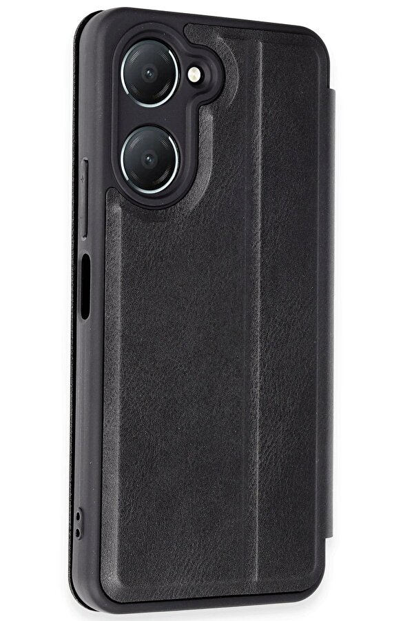 Vi̇vo Y18 Kılıf Fli̇p Cover - Si̇yah - Dropx5419-6524