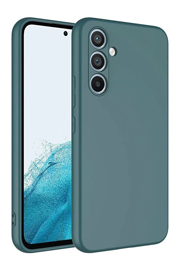 Samsung Galaxy A16 5G Kılıf Fi̇rst Si̇li̇kon - Koyu Yeşi̇l - Dropx7506-7869