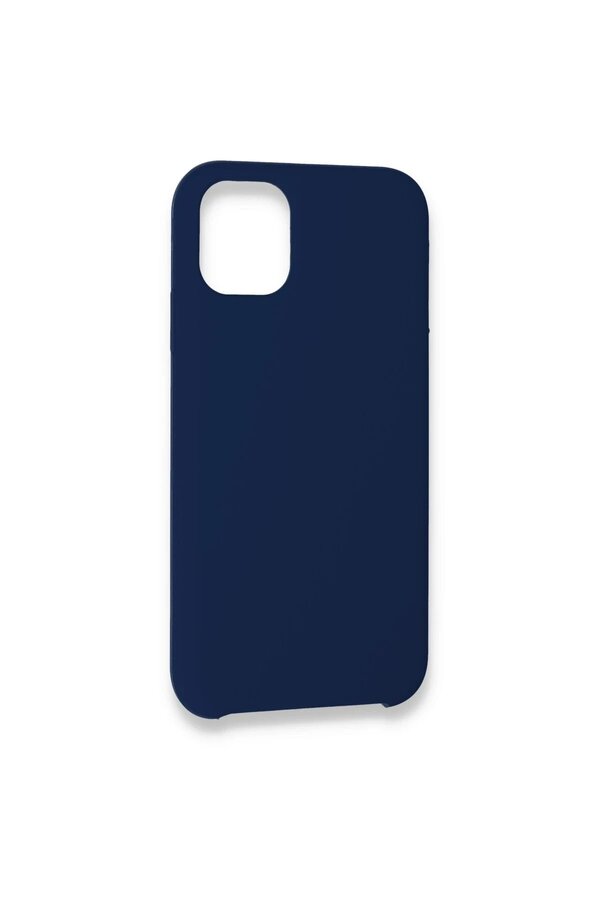 İphone 12 Kılıf Lansman Legant Si̇li̇kon - Laci̇vert - Dropx9145-3843
