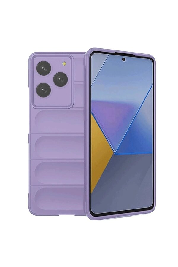 General Mobi̇le Era 50 Kılıf Opti̇mum Si̇li̇kon - Li̇la - Dropx9323-3895