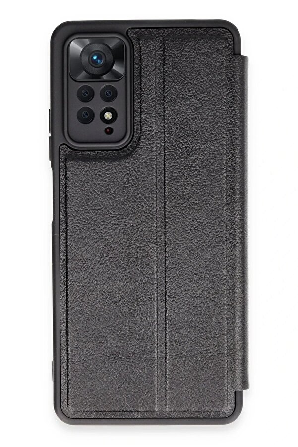 Xi̇aomi̇ Redmi̇ Note 12 Pro 4G Kılıf Fli̇p Cover - Si̇yah - Dropx6785-1027
