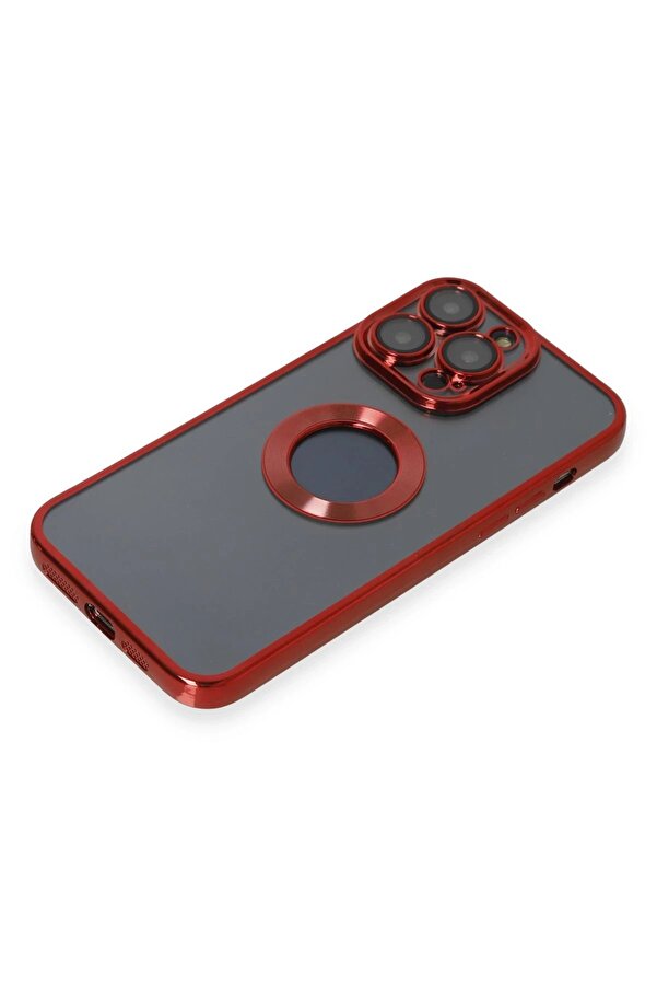 İphone 14 Pro Max Kılıf Slot Si̇li̇kon - Kırmızı - Dropx7144-1149