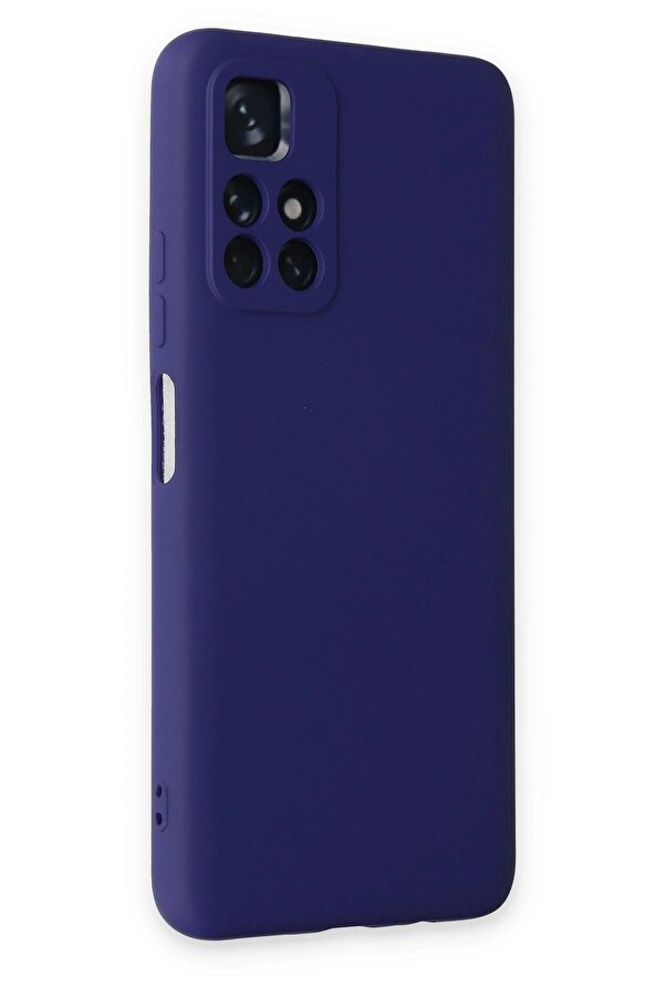 Xi̇aomi̇ Redmi̇ Note 11T Kılıf Nano İçi̇ Kadi̇fe Si̇li̇kon - Mor - Dropx8740-7953