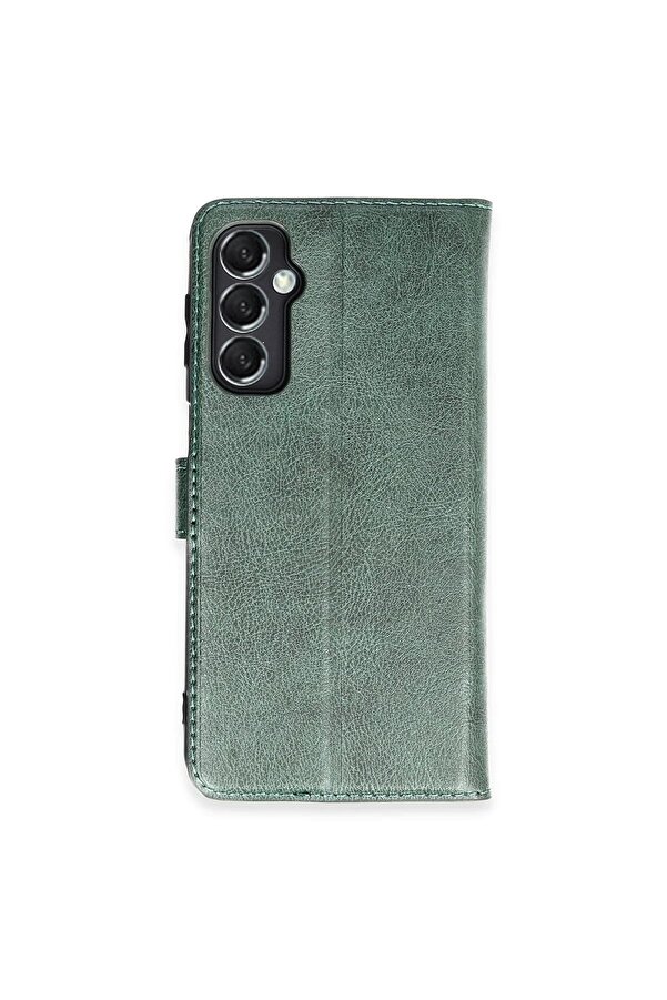Samsung Galaxy M34 5G Kılıf Trend S Plus Kapaklı Kılıf - Yeşi̇l - Dropx5417-2873