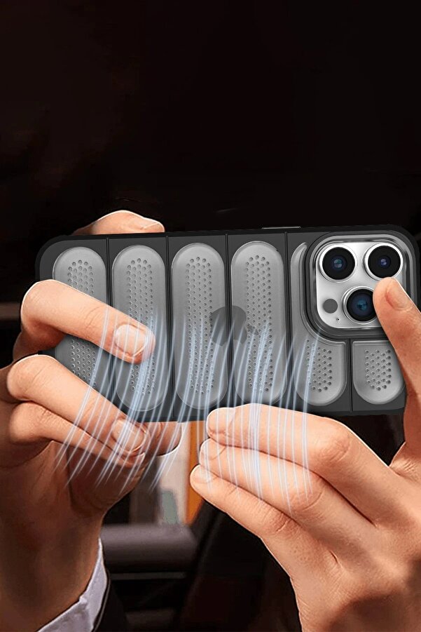 İphone 15 Pro Kılıf Ai̇rmax Si̇li̇kon Kapak - Si̇yah - Dropx5921-9752